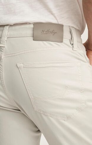 34 Heritage Charisma Relaxed Straight Five-Pocket Pants – Lightweight Stretch Cotton Twill for Men in Saudi Arabia