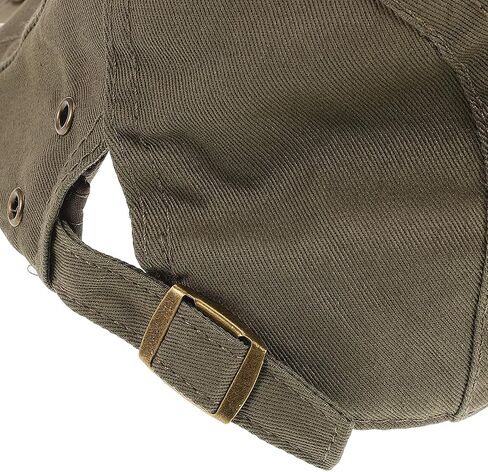 YARNOW Women’s Newsboy Cap with Studs, Breathable Flat Driving Hat, Lightweight Vintage Beret for Spring Summer, Military Green in Kuwait