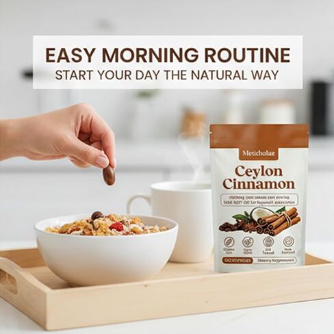 Metabolae Ceylon Cinnamon Extract Capsules with MCT Oil, 300 Softgels, 12:1 High Potency Extract, True Cinnamon Supplements, Non-GMO & Gluten Free, Easy-to-Swallow, Vegan Friendly in Kuwait
