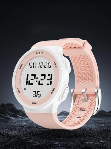 Digital Watches Minimalist Sports Waterproof Versatile Watch,Wrist Watches for Men Women with LED Night Light Alarm Date Stopwatch in Kuwait