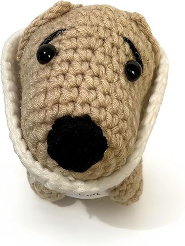 G MiDui'S Well At Least You Dont Aear a Cone–Funny Crochet Dog Get Well Gifts–4.5" Emotional Support Crochet for Cancer 、Lumpectomy、Vasectomy Humor Surgery Recovery Gifts in Saudi Arabia