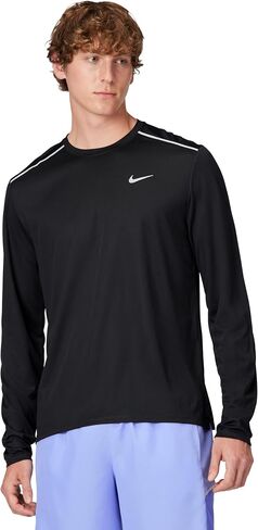 Nike Men's Miler Dri-Fit UV Long-Sleeve Running Top in Kuwait