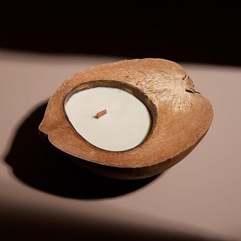 – Set of Non-Toxic Scented Candles Clearance | Coconut Candle with Wooden Wick | Candles for Home Scented & Candle Décor (Coffee on The Shores of Bali) in Saudi Arabia
