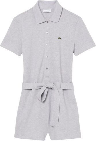 بدلة اللعب النسائية بياقة بولو بيكيه القابلة للتمدد من Lacoste in Kuwait