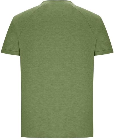 Raglan Short Sleeve Crew Neck T Shirts for Men with Pocket Lightweight Casual Summer Solid Color Basic Tee Shirt Tops in Saudi Arabia
