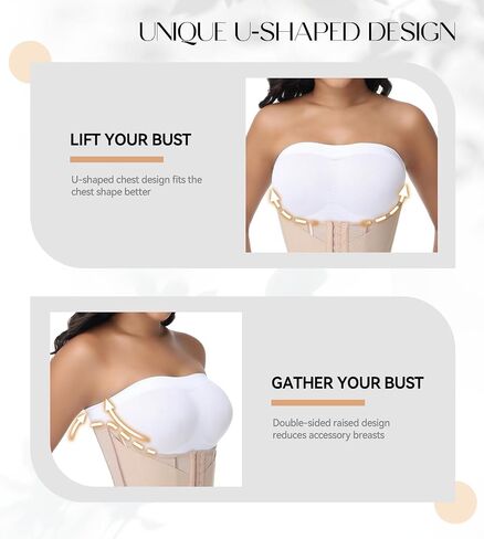 SHAPSHE Waist Trainer for Women Tummy Control Cincher Corset Shapewear Working Out Body Shaper with Hooks in Kuwait