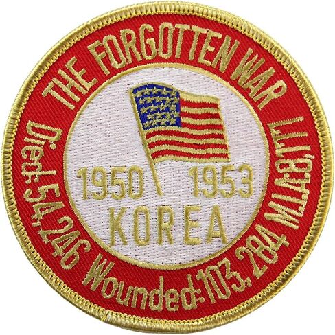 Korea The Forgotten War Patch Full Color in Kuwait