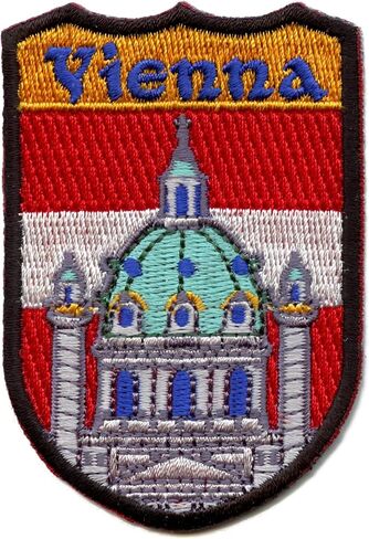 Vienna Austria Shield Embroidered Iron On Patch in Kuwait