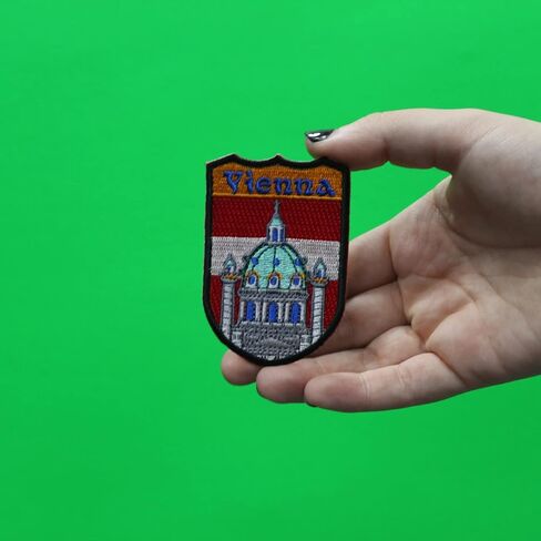 Vienna Austria Shield Embroidered Iron On Patch in Kuwait