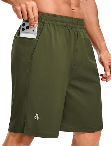 ASPO Men's Workout Shorts Quick Dry Athletic Gym Short with Zipper Pockets Lightweight 7" for Running Basketball in Saudi Arabia