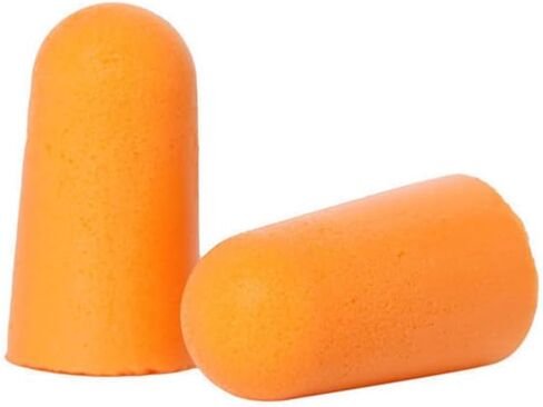 1100 Sound Insulation Earplugs Soft Foam Noise Blocking Ear Accessories for Working Resting Indoor Noise Reduction Orange in Kuwait