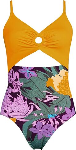 Lands' End Women's O-Ring Monokini One Piece Swimsuit in Kuwait