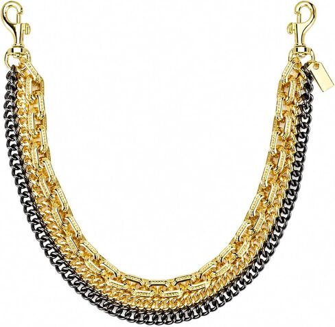 3 in 1 Layered Bag and Purse Charms Chain Strap for Handbags & Backpack,19.7'' Top Handle Replacement Chain in Saudi Arabia