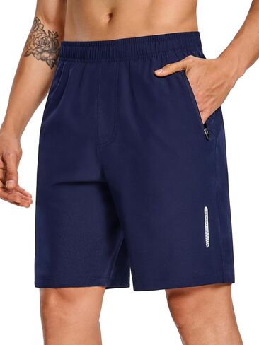 Men's Workout Gym Shorts 7 Inch Lightweight Athletic Shorts Quick Dry Running Shorts with Pockets in Saudi Arabia