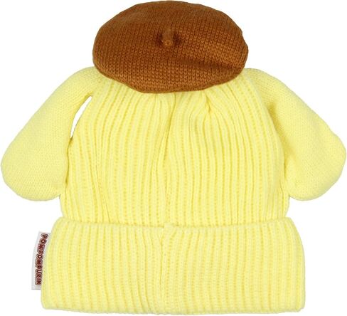 Sanrio Pompompurin Beanie Hello Kitty and Friends Pompompurin Embroidered Character Cuffed Beanie Cap Hat OSFM for Men and Women in Kuwait