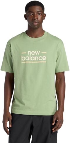 New Balance Men's Linear Lines T-Shirt in Kuwait
