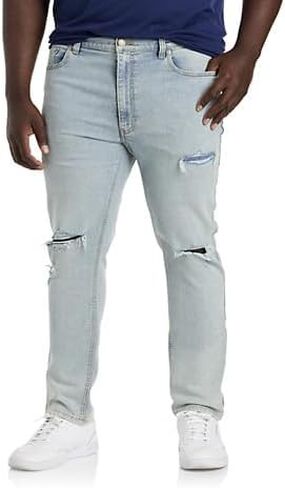 Tapered-Fit Destructed Jeans in Saudi Arabia