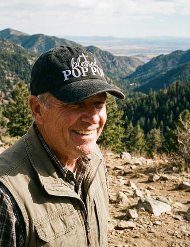 InnoBeta Blessed Pop Pop Gifts Hat for Grandpa, Poppop Gifts for Fathers Day, Christmas, Birthday, Adjustable Embroidered Baseball Cap in Saudi Arabia