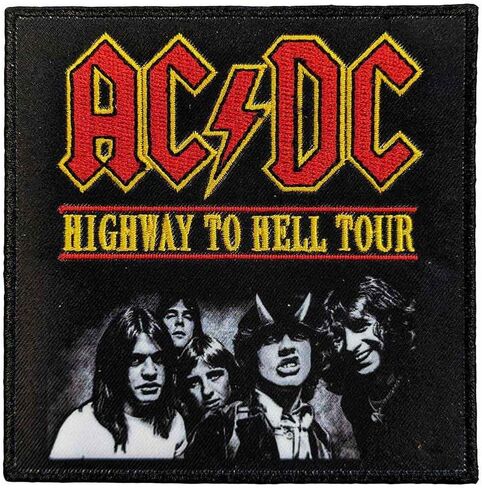 Ac/Dc Highway to Hell Tour Woven Patch Size One Size in Kuwait