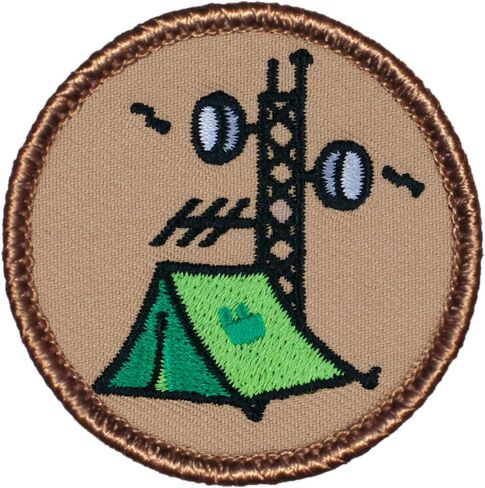 Radio Patrol Patch - 2" Diameter Round Embroidered Patch in Kuwait