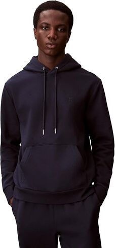 Calvin Klein Men's Monogram Logo Fleece Hoodie in Kuwait