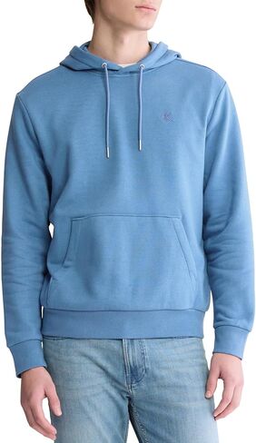 Calvin Klein Men's Monogram Logo Fleece Hoodie in Kuwait