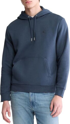 Calvin Klein Men's Monogram Logo Fleece Hoodie in Kuwait