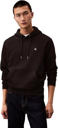 Calvin Klein Men's Monogram Logo Fleece Hoodie in Kuwait