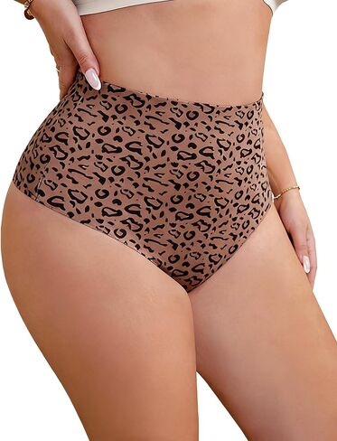 High waisted thong underwear for women Plus size seamless thongs for curvy women No show Panties in Saudi Arabia