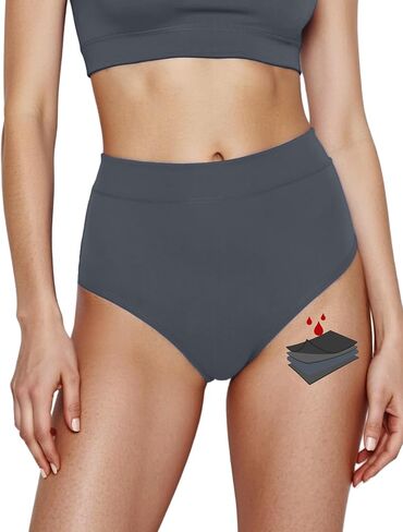 Period Swimwear for Teens Women High Waisted Swimsuit Bikini Bottoms Menstrual Swim Bottoms Tankini Bathing Suit in Saudi Arabia