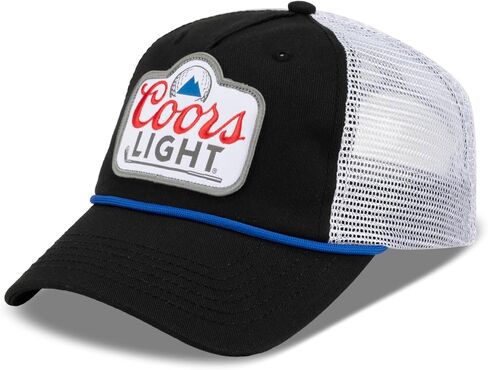 Coors Light Embroidered Woven Patch Rope Hat Black in Saudi Arabia