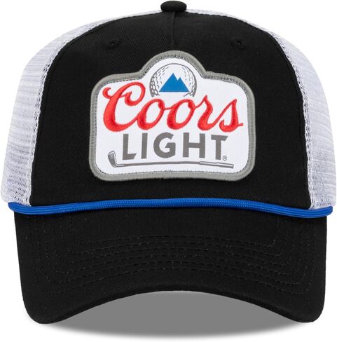 Coors Light Embroidered Woven Patch Rope Hat Black in Saudi Arabia
