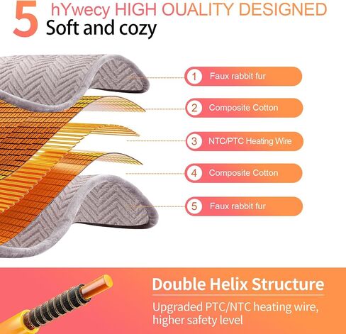 Extra Large Heating Pad for Back,32"x20" Electric Heating Pad for Neck,Shoulder,Leg,Knee&Menstrual Cramp Pain Relief,6 Heat Settings&10 Auto-Off Timers,Machine Washable,Gifts for Lover in Saudi Arabia