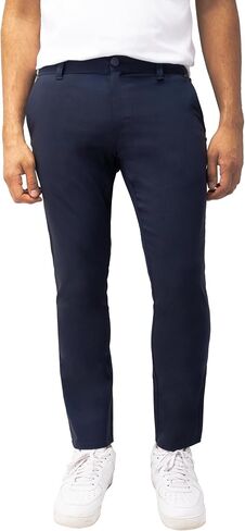 X RAY Stretch Slim Fit Golf Pants Men with Pockets - Tapered Lightweight Mens Golf Pants (Available in 30-38), in Kuwait