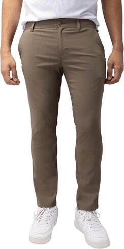 X RAY Stretch Slim Fit Golf Pants Men with Pockets - Tapered Lightweight Mens Golf Pants (Available in 30-38), in Kuwait