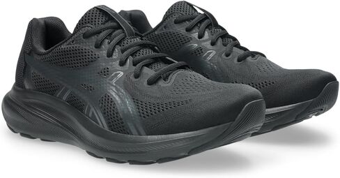 حذاء الجري Gel-Contend 10 للرجال من ASICS، مقاس 10، أسود/رمادي كاريير in Kuwait