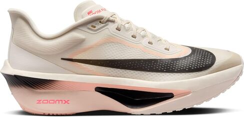 حذاء سباق الطرق Zoom Fly 6 للرجال من Nike (FN8454-102، عاجي شاحب/قرمزي ملون/شراعي/أسود) مقاس 7.5 in Kuwait