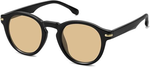 Trendy Retro Round Sunglasses for Women,Classic Circle Glasses Vintage Shades UV400 Protecion in Kuwait