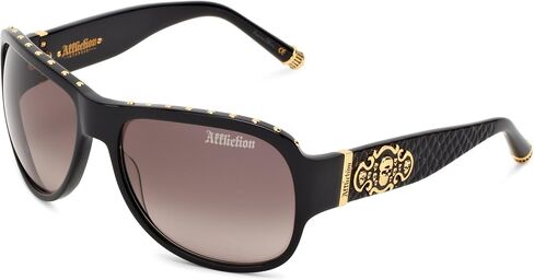 Affliction Sunglasses Raven Black/Antique Gold in Saudi Arabia