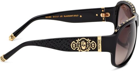 Affliction Sunglasses Raven Black/Antique Gold in Saudi Arabia