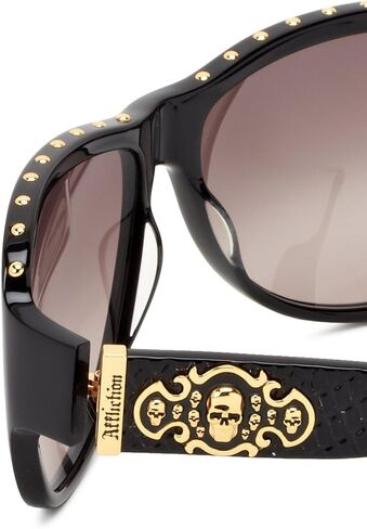 Affliction Sunglasses Raven Black/Antique Gold in Saudi Arabia