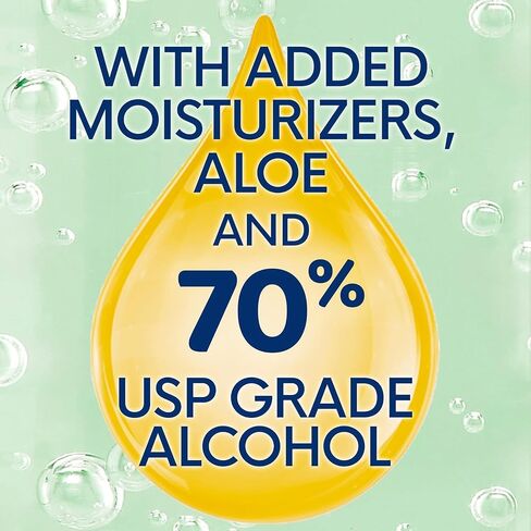 Germ-X Advanced Hand Sanitizer with Aloe and Vitamin E, 1 Liter (Pack of 4), Less Drying Moisturizing Gel, No Rinse Formula, Pump Bottle in Saudi Arabia