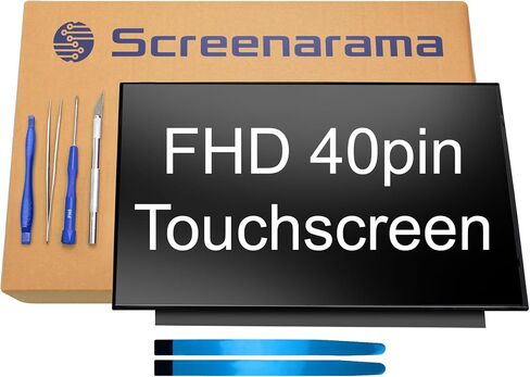 SCREENARAMA New Screen Replacement for Dell PN DP/N HX3K8 0HX3K8 NV156FHM-T06, OnCell Touch, FHD 1920x1080, IPS, Matte, LCD LED Display with Tools in Saudi Arabia