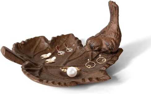 Cast Iron Ring Trinket Dish Vintage Gold Bird Jewelry Tray,Key Tray in Saudi Arabia
