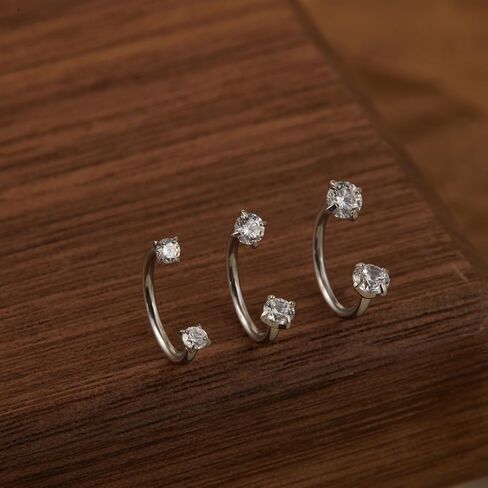 18G 20G Horseshoe Nose Ring for Women Surgical Steel Horse Shoe Hoop Nose Ring Piercing Jewelry Hypoallergenic Silver Gold Septum Ring Helix Tragus Piercing Jewelry Daith 16G in Saudi Arabia