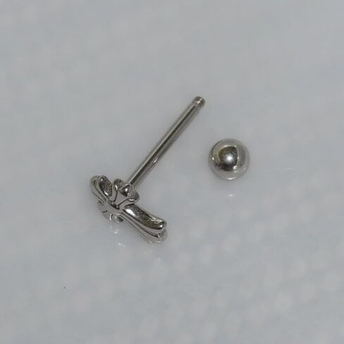 14G Stainless Steel Cross Tongue Rings for Women Men Vintage Silver Cross Tongue Stud Ring Straight Barbell Tongue Piercing Jewelry 16mm in Kuwait