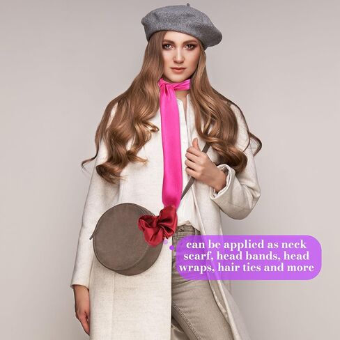 21 Pack Square Neck Scarf Mixed Solid Color Bandanas Bulk Colorful Plain Neckerchief for Women Head Hair Wraps, 21 Colors in Saudi Arabia