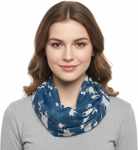 Peach Couture Trendy Lightweight Animal Print Artsy Elephant Wrap Scarf Shawl in Saudi Arabia