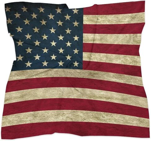 Flag Silk Scarf for Women Small Square Satin Headscarf Neck Scarves Head Hair Wraps Bandana in Saudi Arabia