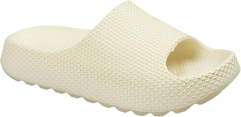 Women's Recovery Slides, Cushioned Slide Sandals with Thick Sole, Soft EVA Comfort Slides, Non-Slip Lightweight Shower Shoes for Indoor Outdoor Beach in Saudi Arabia